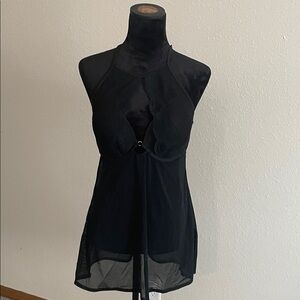 Auden Black Intimates with Sheer Accents